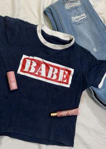 Crop Fitted T Shirt