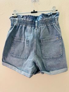 Zara Blue Denim Shorts
