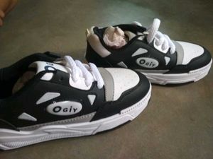 Ogly Black &amp; White Chunky Sneakers