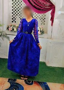 Elegant Blue Ethnic Gown