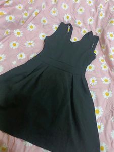 Black Skater Mini Dress