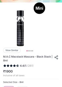 M.A.C Macstack Mascara -Black Stack