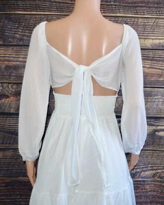 Chic White Mini Dress