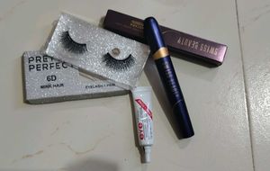 Swiss Beauty Mascara With Eyelashes And Glue Free