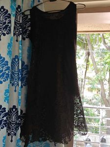 Elegant Black Lace Dress