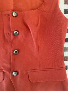 Zara Vest - Rust Color