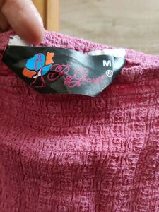 Pink Fit And Flare Dress