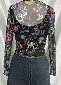 Pinteresty Mesh Top