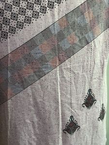 Cute Pink Patterned Long Top