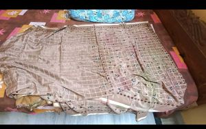 glossy soft stylish saree