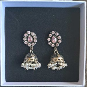 Jhumka Earrings Silver