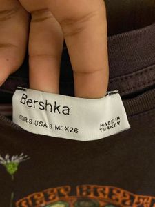 oversized bershka top