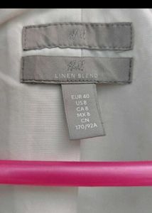 H&amp;M White Blazer