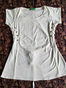 Off White Short Top.