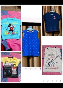 Combo Of 10 Tshirt For 7  To 8 Year Boys