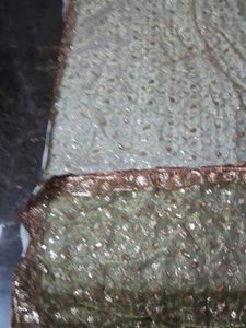Embroidered Saree Three With Blouse