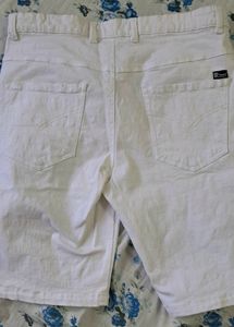 White Summer Shorts For Men