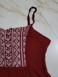 White Embroidered Kurti