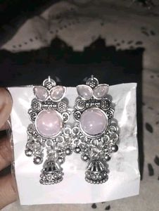Vintage Silver Jhumka Earrings