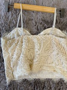 Beachy Bohemian Corset Inspired Crop Top