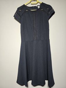 H&amp;M Black Dress with Lace Details