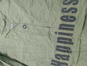 Olive Green &#39;Happiness&#39; Top