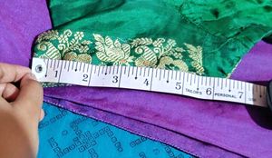 Purple Embroidered Saree💜/Free Blouse