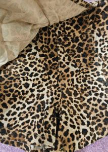 Leopard Print Skort