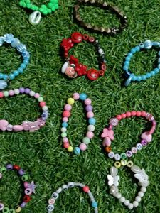 Colorful Beaded Bracelet Collection.