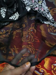 Embroidered Black Kurti