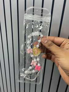 Cute Beaded Phone Charm Strap