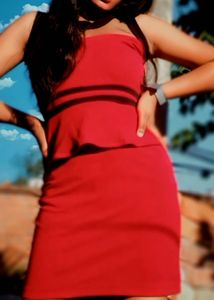 Maroon Office Dress🎒👠