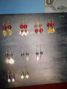 9 Pair Of Earrings