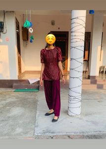 It’s Designer Kurti With Dhoti Pants