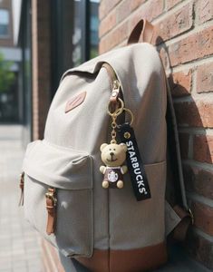 New Starbucks Bearista Bear Keychain /Bag charm