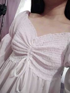 White Flowy Dress 🦢