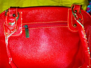 Glossy Red Hand Bag Just 99/-