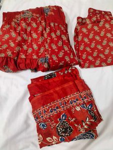 Totally New Kurti Set Heavy Flare