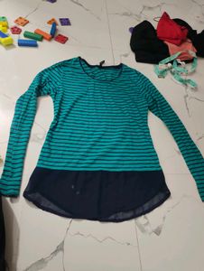 Max Striped Long Sleeve Top