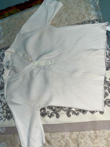 White Crop Top