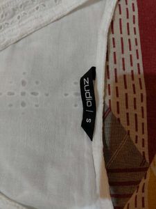 White Embroidered Kurti