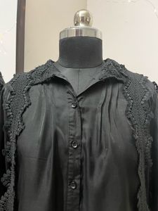 Black Lace Shirt