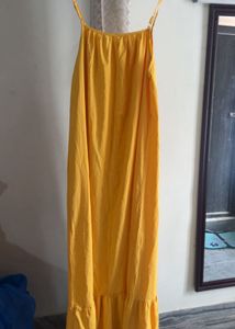 new Yellow Maxi Slip Dress from Pondy