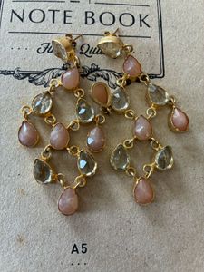 Amrapali Silver Chandelier  Earrings