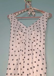 Polka Dot Maxi Dress