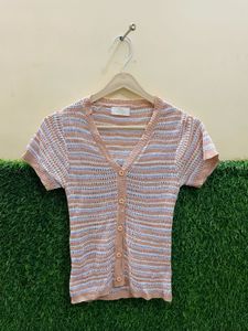 ELEGANT KNITTED TOP FOR WOMEN