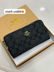 COACH ZIPPER WALLET PREMIUM QUALITY WD BOX