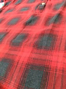 Red &amp; Black Pattern Shirt