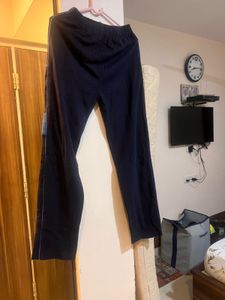 Blue Cotton Track Pants L Size