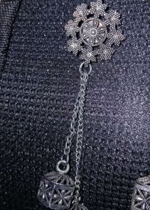 Dangling Silver Earrings